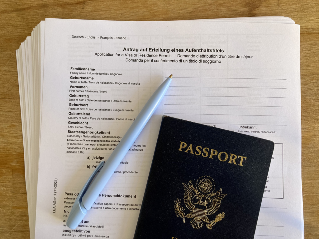 visa application